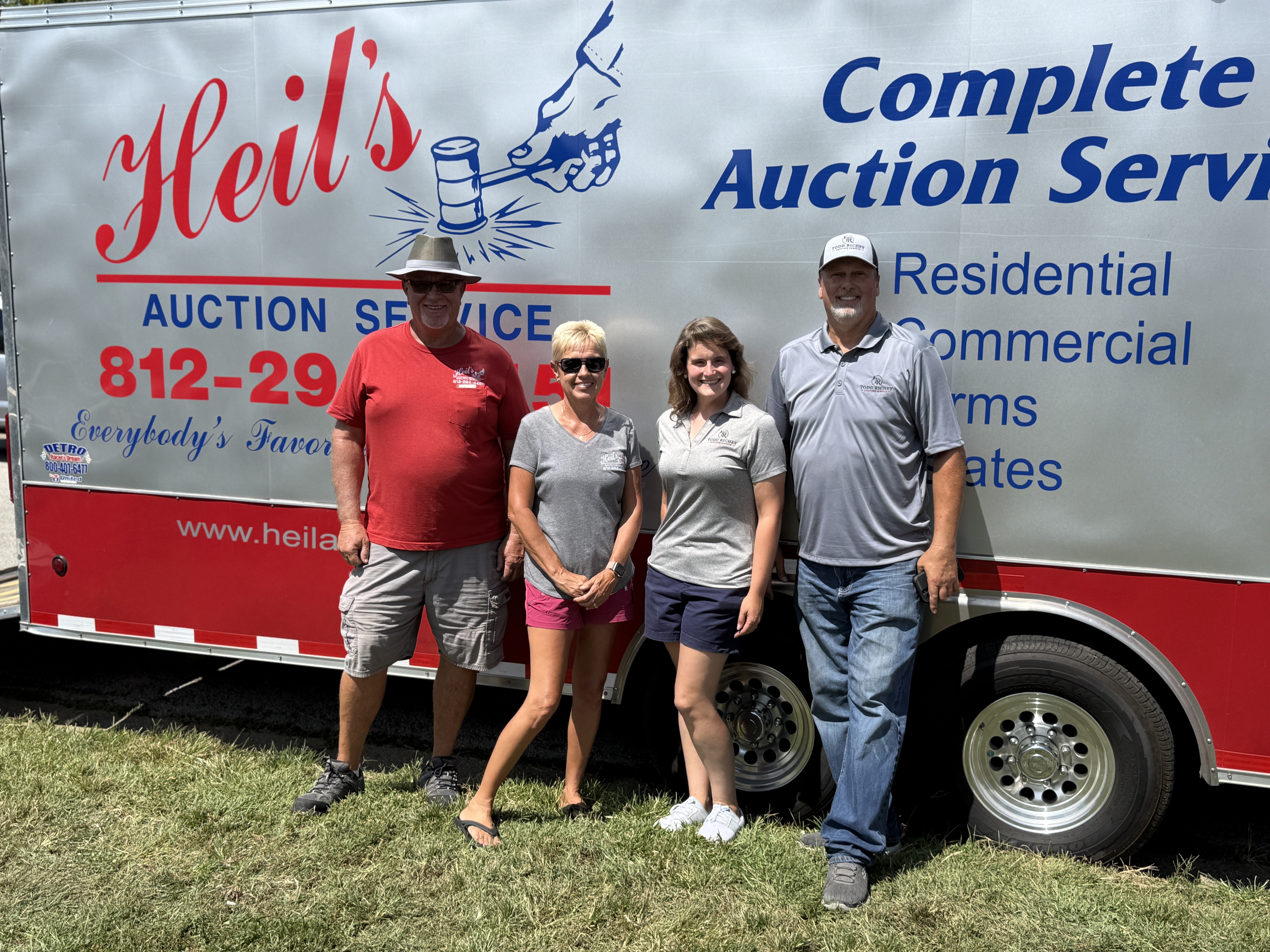 Heil's Auction Service and Todd Richey Auction Service team members